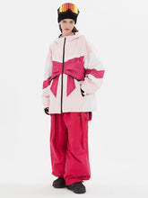 Trajes de snowboard holgados, cálidos, impermeables, retro, para exteriores, para mujer